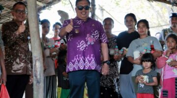 Bupati Takalar Tinjau Lokasi Kantor Kecamatan Laikang, Petani Rumput Laut  dan Wisata Pantai Punaga