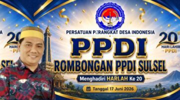 Bawa Misi Inovasi Digital, Nasrullah Sijaya Pimpin Rombongan PPDI Sulsel ke Harlah 20 Tahun di Jakarta